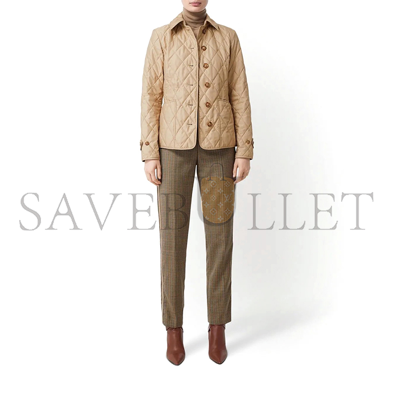 BURBERRY DIAMOND PATTERNED QUILTED JACKET